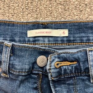 Levi classic bootcut jeans